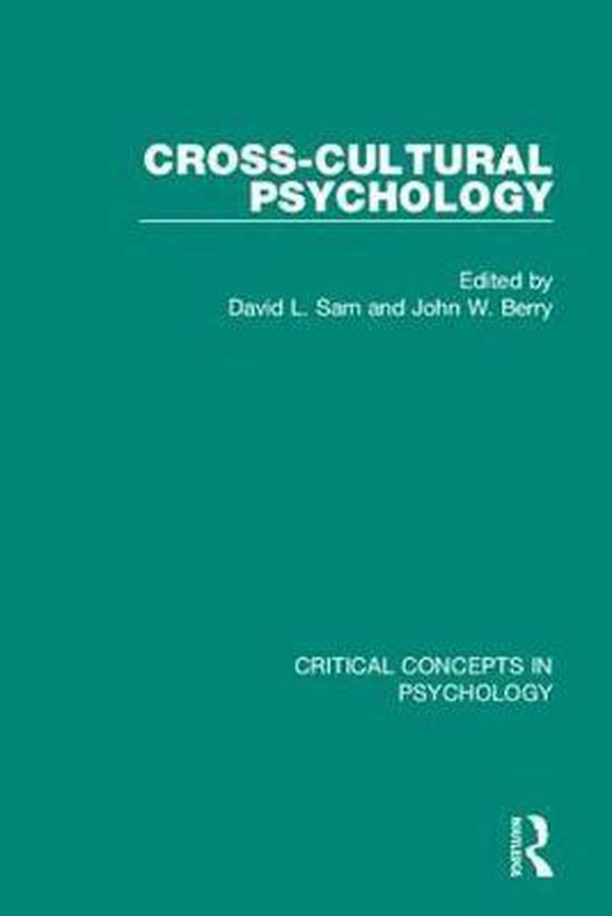 Cross-Cultural Psychology