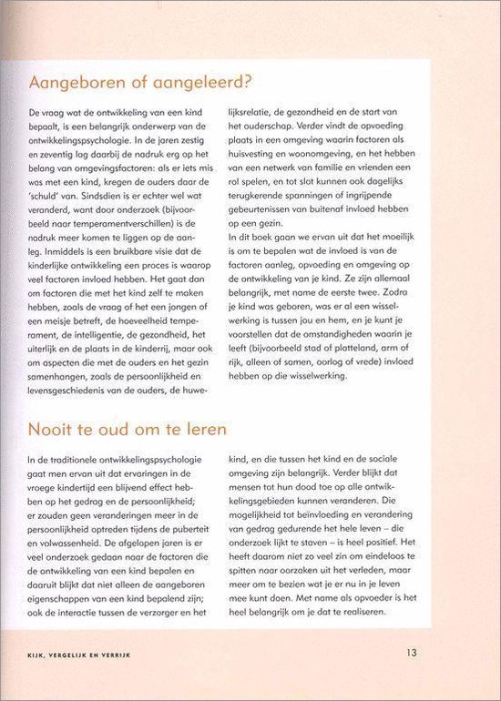 Kijk, vergelijk en verrijk