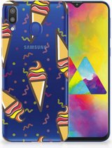 Geschikt voor Samsung Galaxy M20 TPU Hoesje Design Icecream