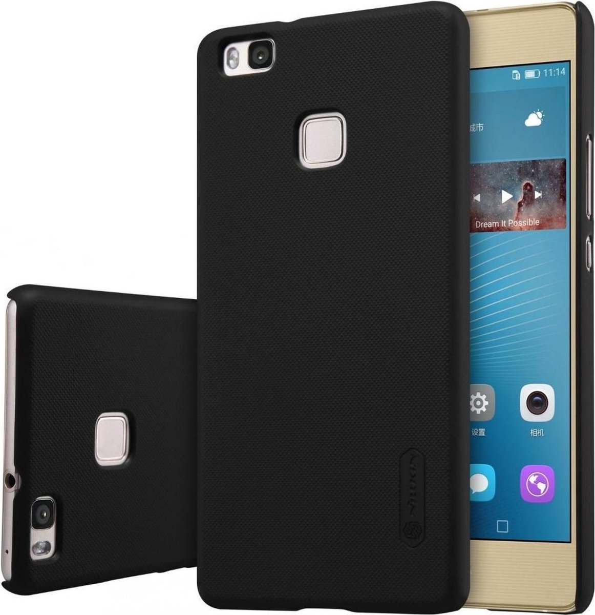 Nillkin Super Frosted Shield Backcover voor de Huawei P9 Lite - Black
