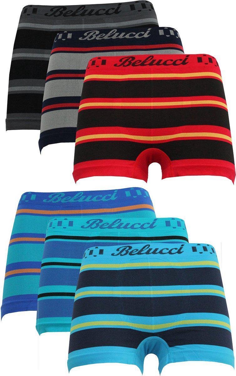 microfiber boxers van Belucci 6pack maat 110 122 bol