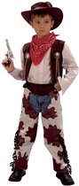 Cowboy & Cowgirl Kostuum | Cowboy Met Hoed | Jongen | Small | Carnaval kostuum | Verkleedkleding