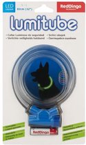 Hondenhalsband Red Dingo Indicatielampje Blauw Maat S/L (15-80 cm)