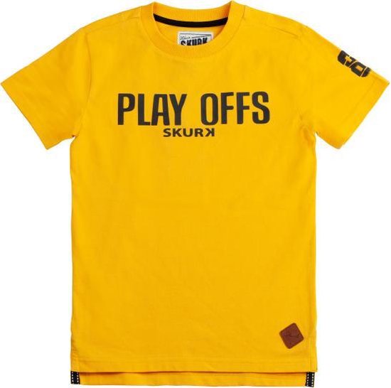 Skurk Shirt Tiesto Yellow, maat 104-110 - SKURK