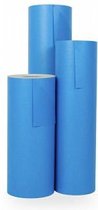 Cadeaupapier Blauw - Rol 30cm - 200m - 70gr | Winkelrol / Apparaatrol / Toonbankrol / Geschenkpapier / Kadopapier / Inpakpapier