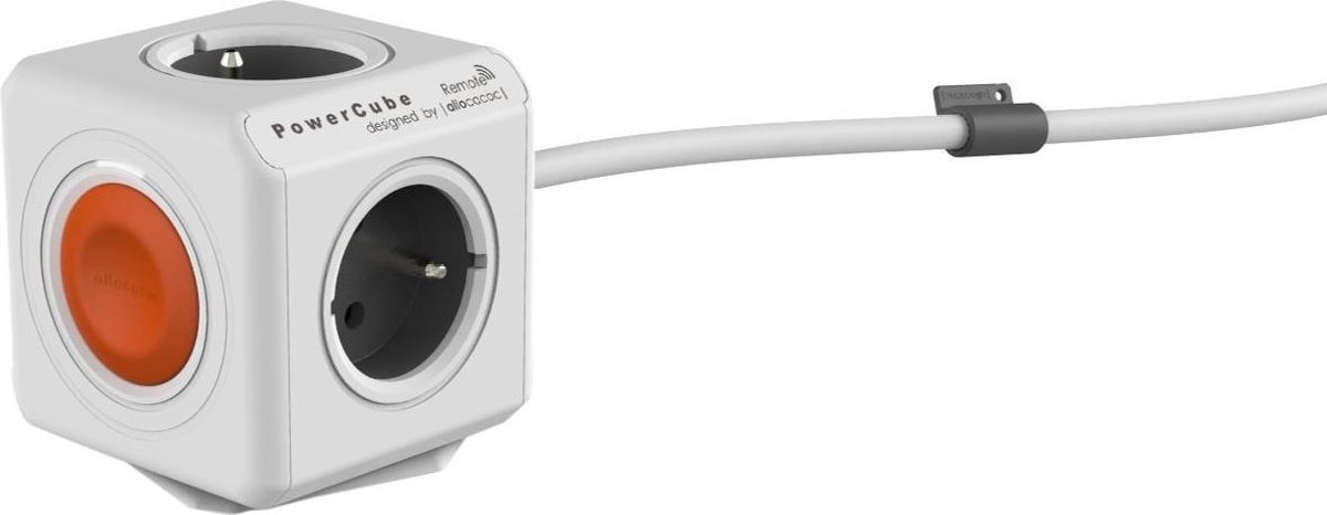 Allocacoc PowerCube Remote Extended - Single - Wit