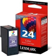 Lexmark 24 Colour Return Programme Print Cartridge Cyaan, Geel inktcartridge