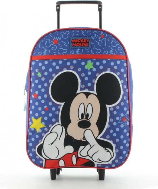 Disney Mickey Mouse Kinder Trolley - Logeer / Vakantie Koffer | bol.com