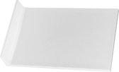 Planche à découper Cookut Curv - Rectangulaire - Avec bord relevé - 25 x 30 cm - Blanc