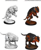 Pathfinder Deep Cuts Unpainted Miniatures - Hell Hounds