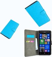 Nokia Lumia 530 Wallet Bookcase hoesje Turquoise