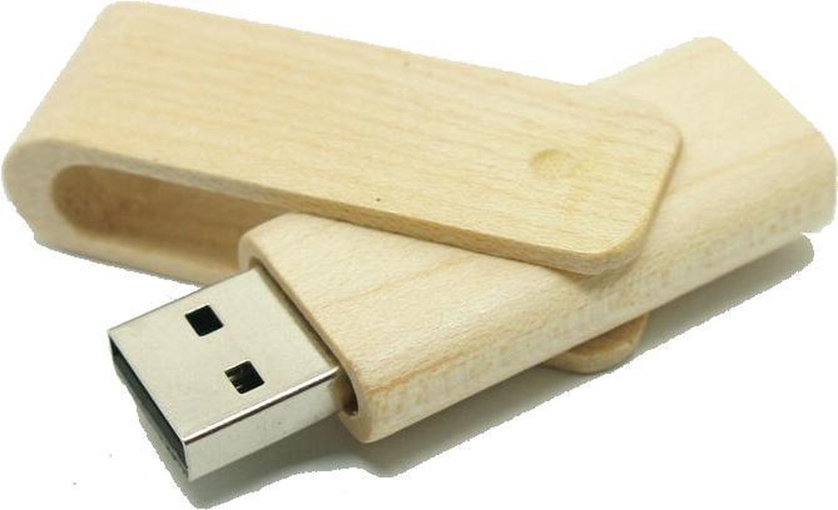 Bamboe Uitklap Model - USB-stick - 16 GB