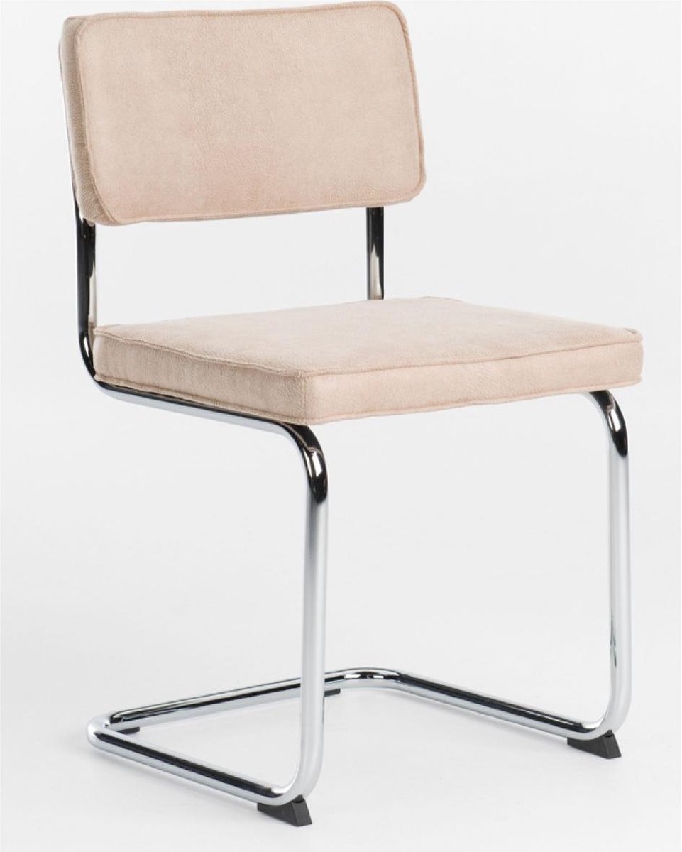 zonnebloem houten Kwaadaardig Viggo buisframe stoel creme - Leva Design | bol.com