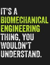 It's a Biomechanical Engineering Thing, You Wouldn't Understand