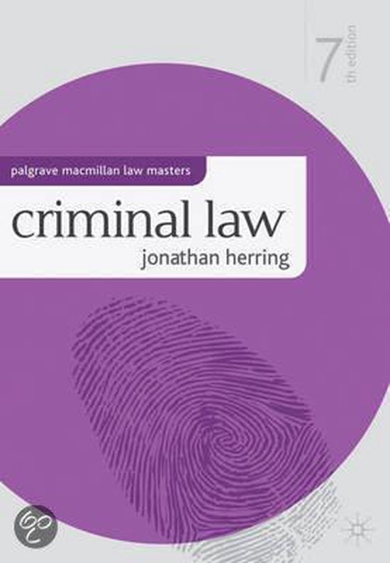 Criminal Law - cover