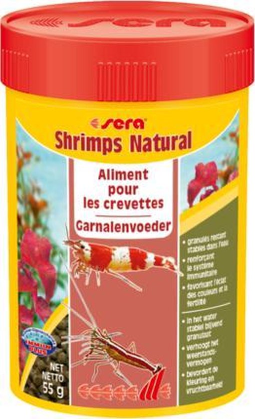 Sera shrimps natural 100ml voer voor garnalen