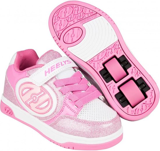 Heelys Rolschoenen X2 Plus - Sneakers - Kinderen - Maat 30 - Meisjes -  Roze/Wit | bol