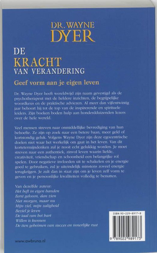 De Kracht Van Verandering