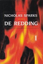 Boekomslag met vlammen, NICHOLAS SPARKS DE REDDING 1