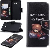 Cool beertje agenda wallet case hoesje Samsung Galaxy J4 Plus