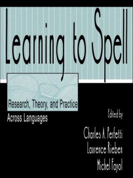 Learning to Spell - cover