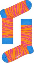 Happy Socks Zebra Sokken - Oranje/Roze - Maat 41-46