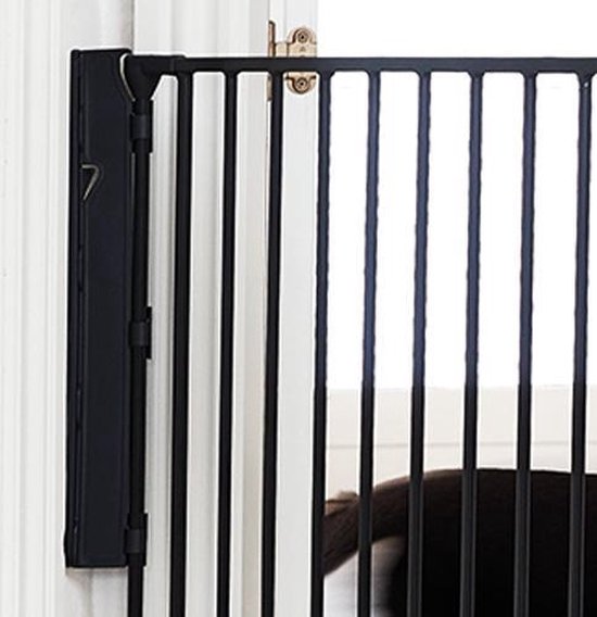 BabyDan Flex L hoog 104 cm Zwart 3dlg, max 216cm Bestel nu!