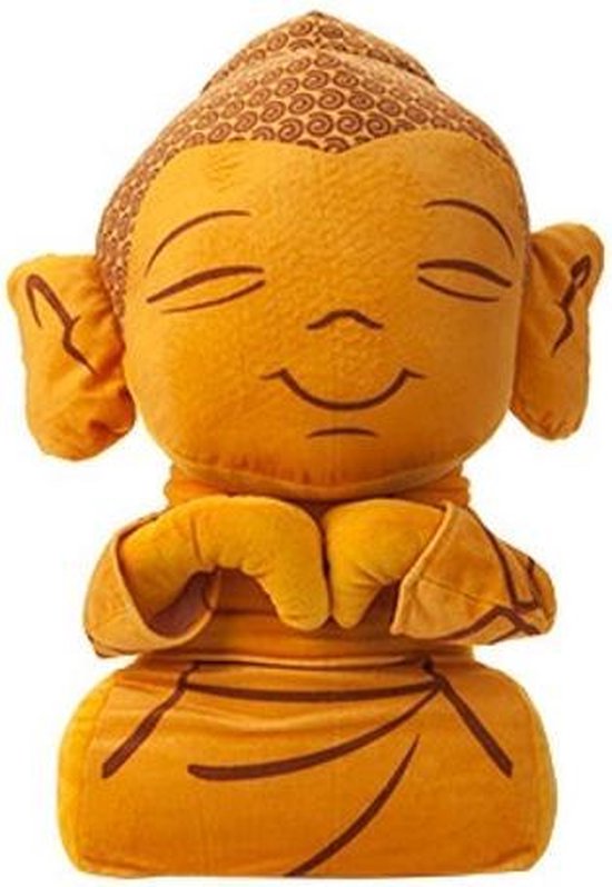 Kamparo Pluchen Knuffel Boeddha Met Geluid Oranje 24 Cm | bol.com