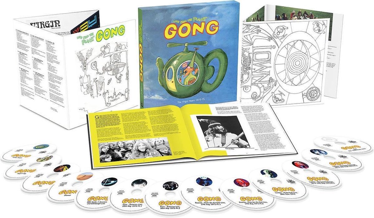 Love From The Planet Gong - Box Set, Cd+Dvd progressive rock