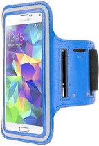 HTC One M7 sports armband case Licht Blauw Light Blue