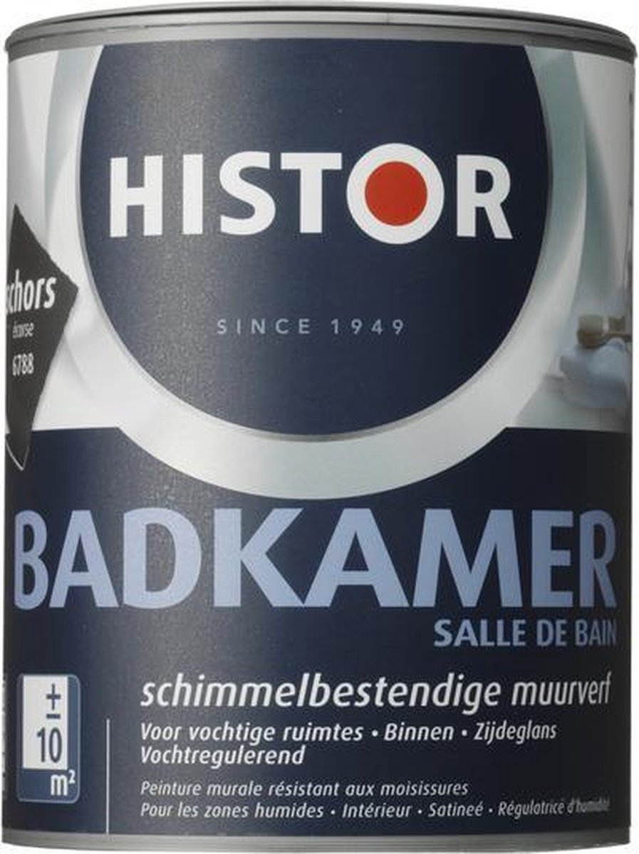 Histor Badkamer Muurverf - 1 liter - Schors