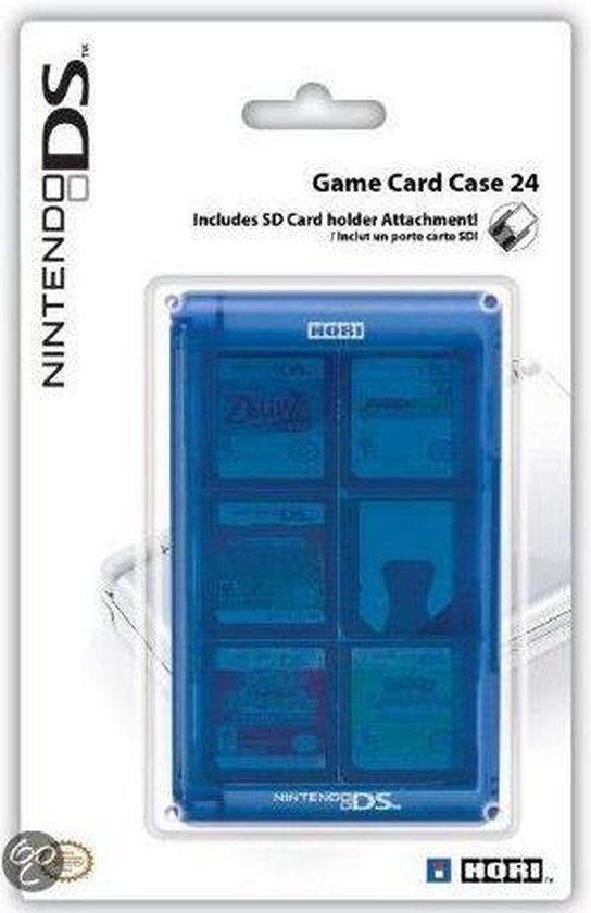 Game Card Case Voor 24 DS Games Blauw