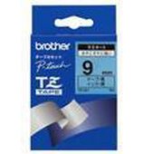 Brother Gloss Laminated Tape - 9mm, Black/Blue