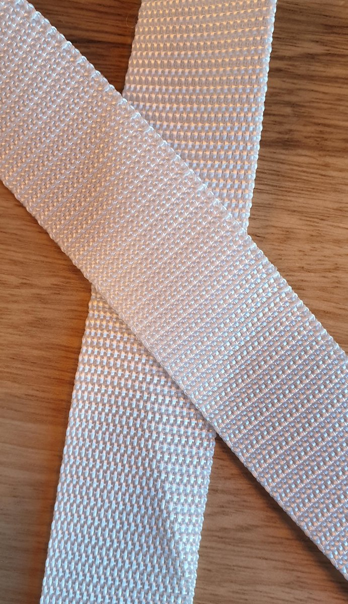 Sangle en polyester - 50mm - 6000kg - 100m en rouleau - Sans rayures (choisissez votre couleur