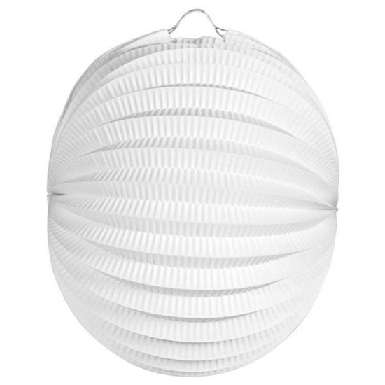 Witte Lampion Bol 23cm — afbeelding 5