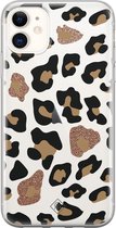 iPhone 11 transparant hoesje - Leopard | Apple iPhone 11 case | TPU backcover transparant