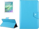 10 inch tablets Leather Case Crazy Horse Texture beschermhoes Shell met houder voor Asus ZenPad 10 Z300C, Huawei MediaPad M2 10.0-A01W, Cube IWORK10 (babyblauw)