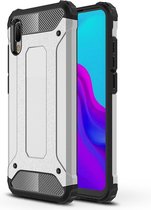 Magic Armor TPU + PC Combination Case voor Huawei Y6 Pro (2019) (zilver)