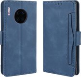 Wallet Style Skin Feel Calf Pattern lederen tas voor Huawei Mate 30 Pro, met apart kaartslot (blauw)