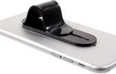 GadgetBay Universele vinger grip verstelbare TPU houder standaard zwart