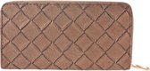 Portemonnee | 19*11 cm | Beige | Kunstleer | Rechthoekig | Ruiten | Juleeze | JZWA0063KH