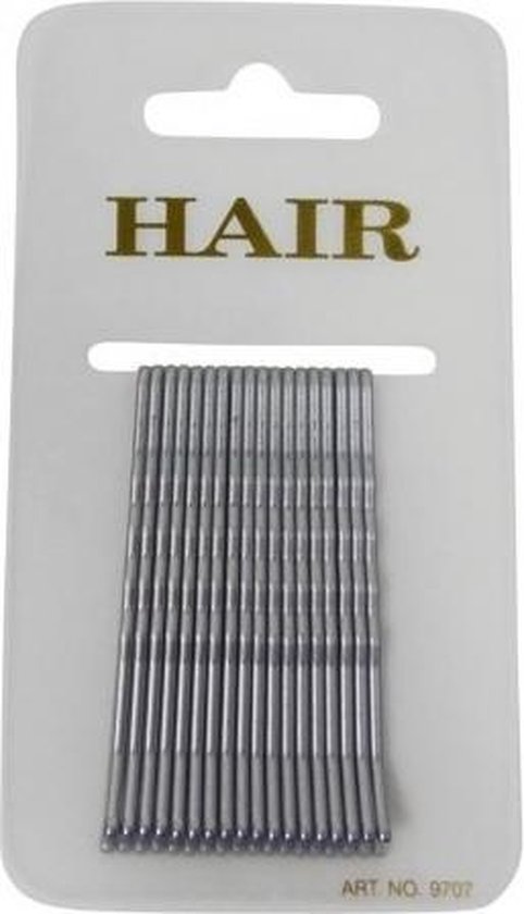 36x schuif haarspelden zilver 6 cm - haar accessoires -  schuifspelden