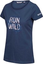 Regatta - Women's Breezed Graphic T-Shirt - Outdoorshirt - Vrouwen - Maat 52 - Blauw
