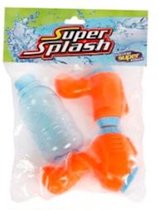 Toys Amsterdam Waterpistool Super Splash Junior 15 Cm Oranje/lichtblauw