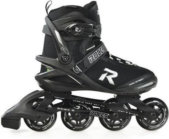 Roces Pic 80 Black Silver inline skates / skeelers zwart | bol.com