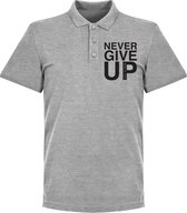 Liverpool Never Give Up Polo Shirt - Grijs - S