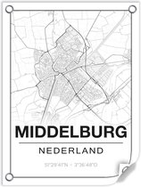 Tuinposter MIDDELBURG (Nederland) - 60x80cm