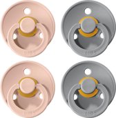 BIBS Fopspeen - Maat 2 (6-18 maanden) - 4 stuks - Cloud en Blush