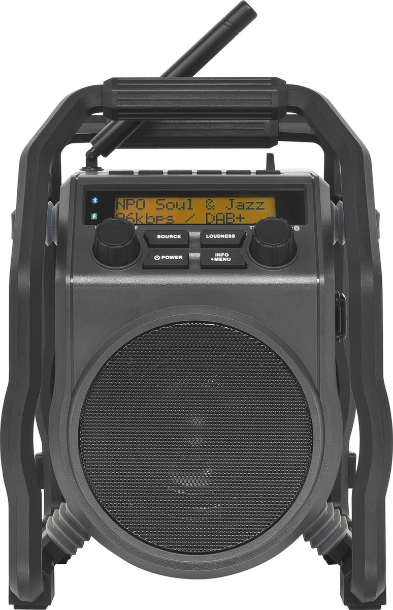 PerfectPro Ubox 400r Bouwplaats Radio - Bluetooth - AUX - UB400R