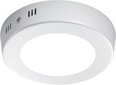 LED Plafondlamp - Plafondverlichting - Trion Sonta - 5W - Warm Wit 3000K - Rond - Mat Wit - Aluminium